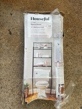 3-Tier Over-Toilet Shelf in Oil-Rubbed Bronze